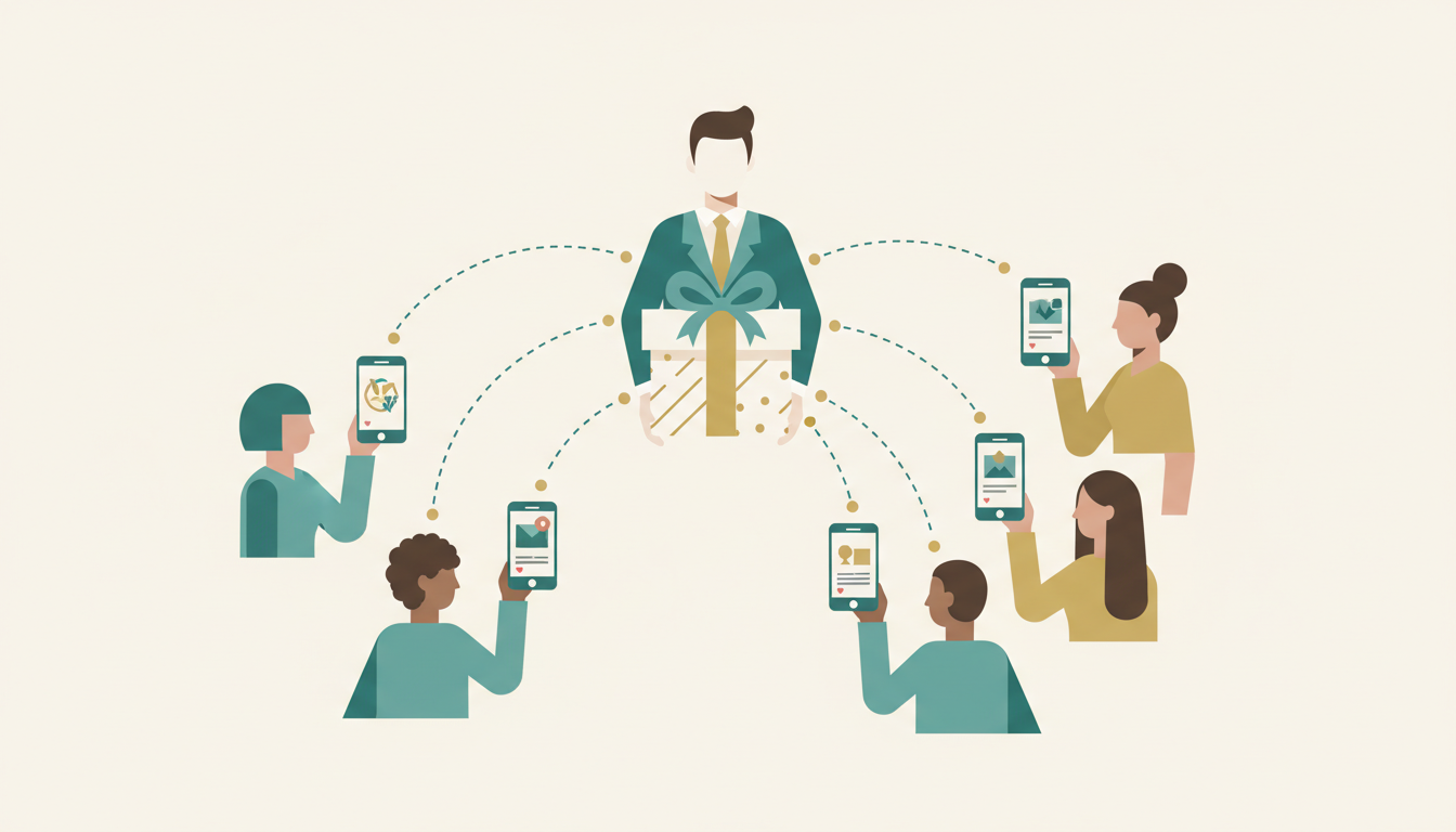 ギフティングの全体像を示すイメージ図