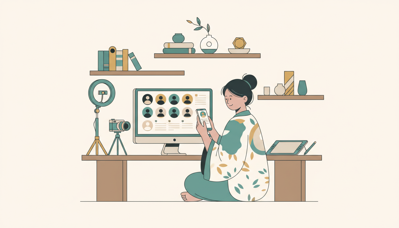 案件獲得に成功したインフルエンサーのプロフィール例