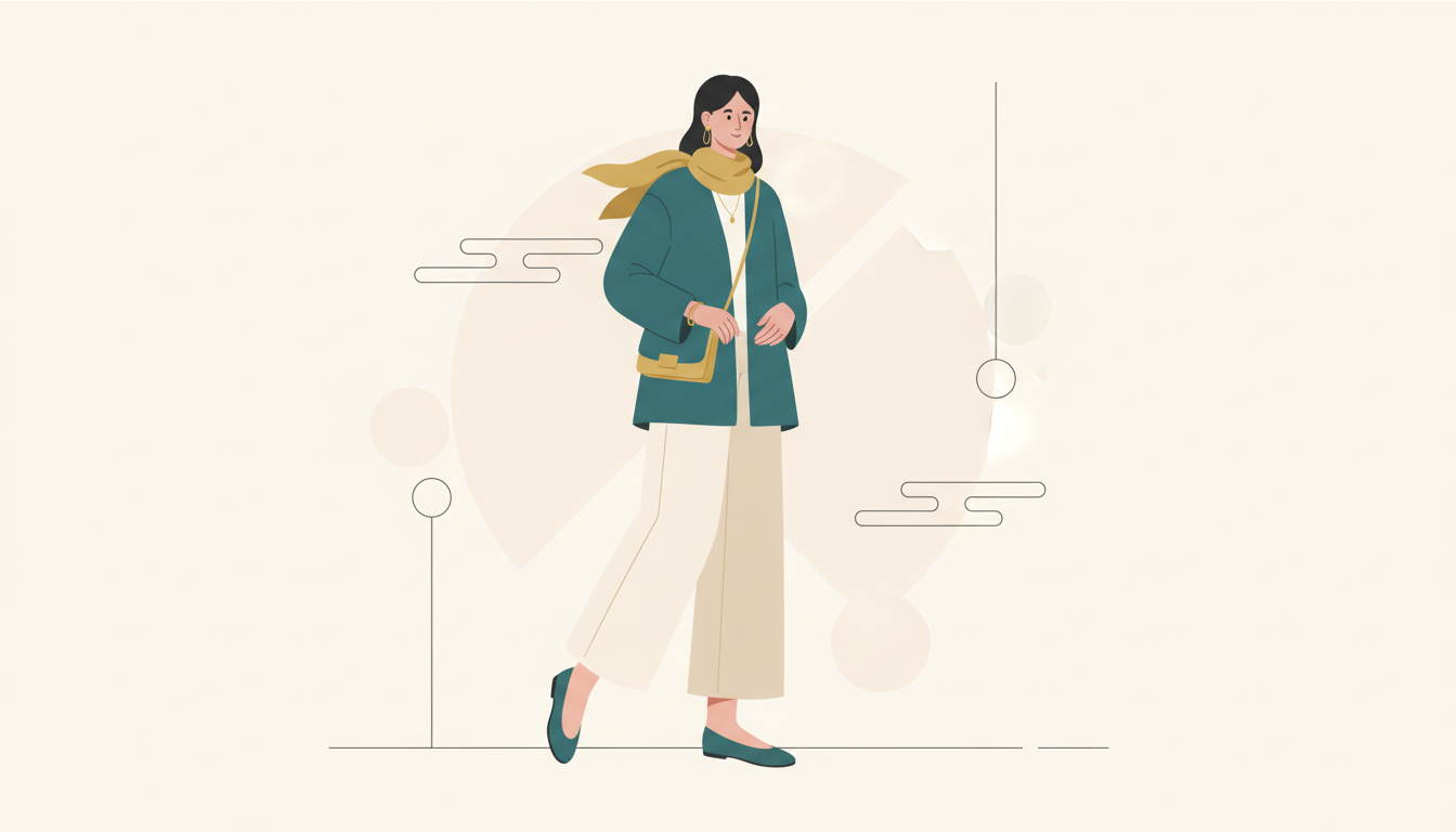 アパレルの着用画像とコーディネート例