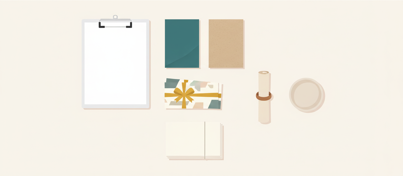 Q&Aシートと実演用キットの準備風景を示すイメージ画像