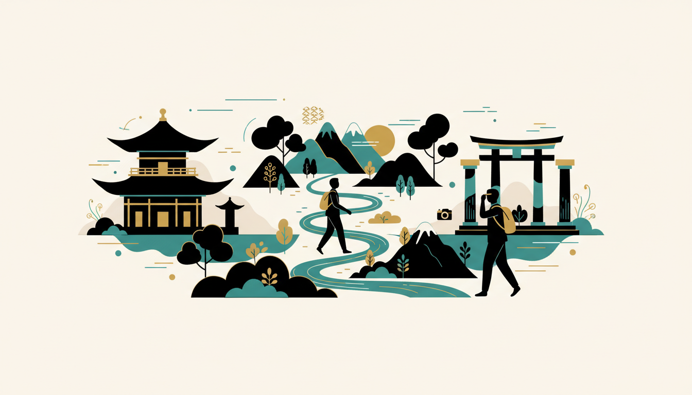 観光地でのインフルエンサー招致ツアーの风景や旅のイメージ画像