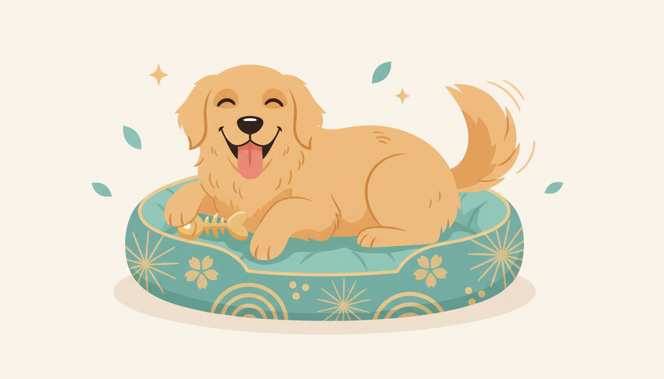 ペットが商品を喜んで使用・食べている様子