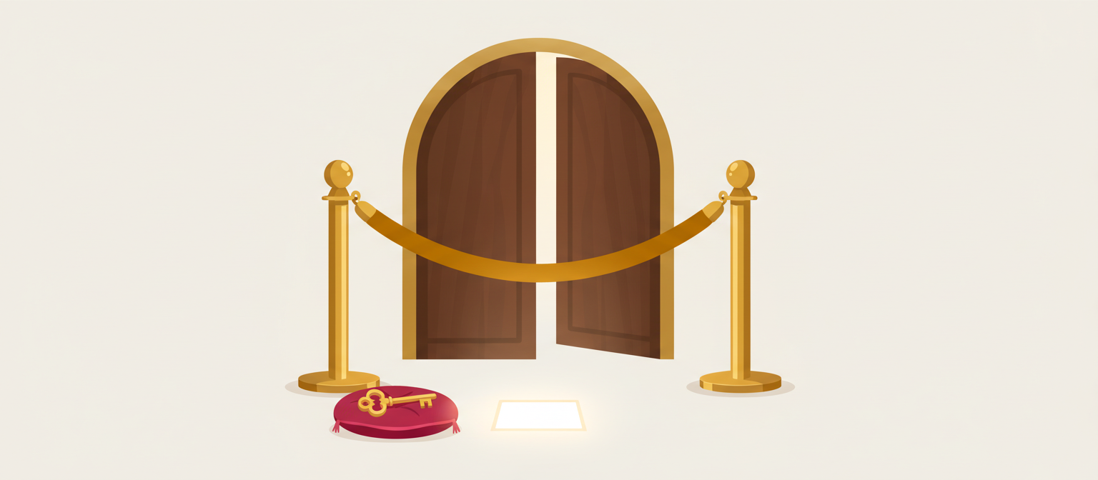 招待制コミュニティの特別感演出