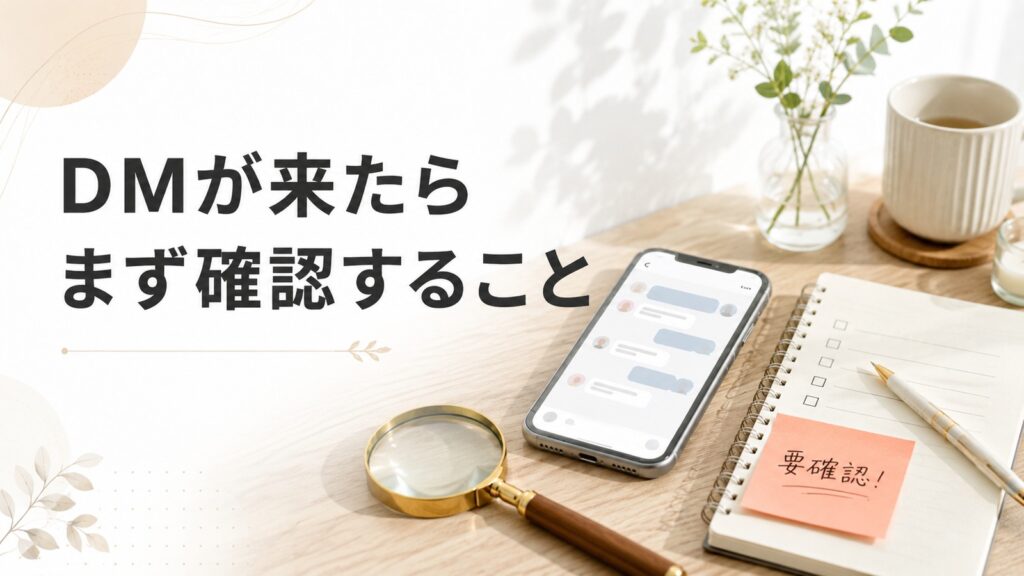 ギフティングDMが来たらまず確認すること