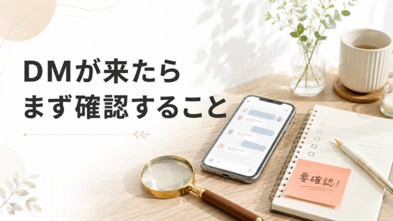 ギフティングDMが来たらまず確認すること
