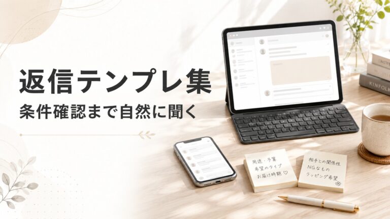 ギフティング依頼への返信テンプレ集